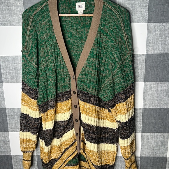 BDG Oversized Sweater Cardigan - Picture 3 of 6